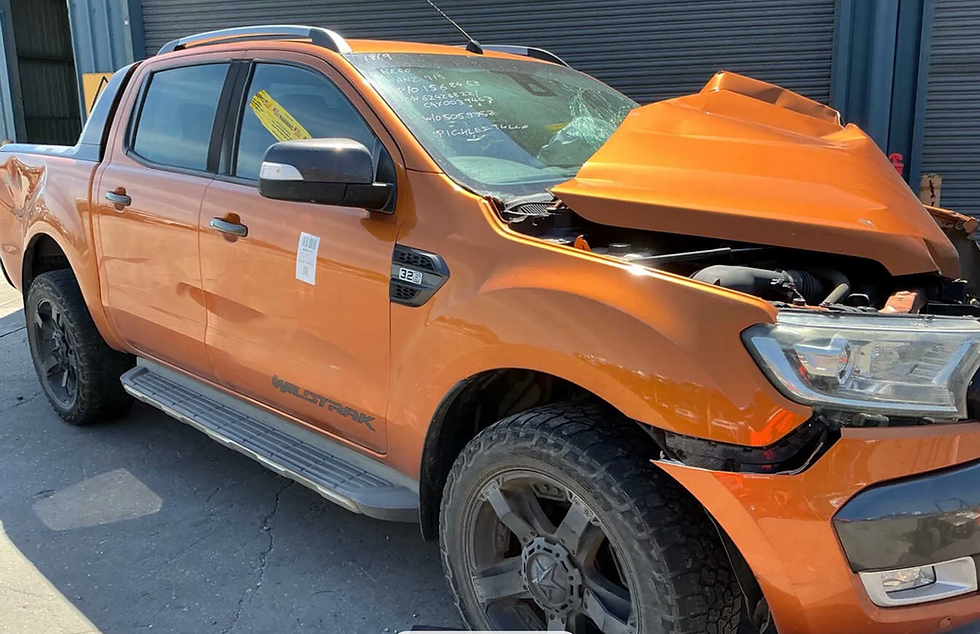 Orange 2017 Ford Ranger Wildtrak PX MkII 3.2L engine donor