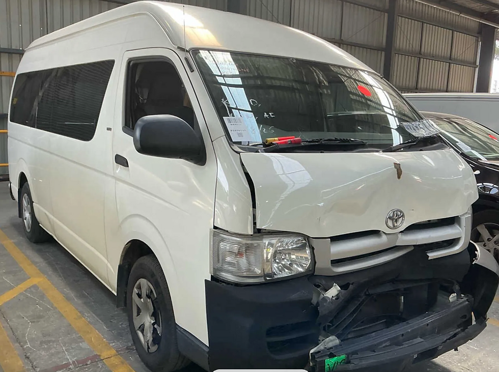 Toyota HiAce donor vehicle