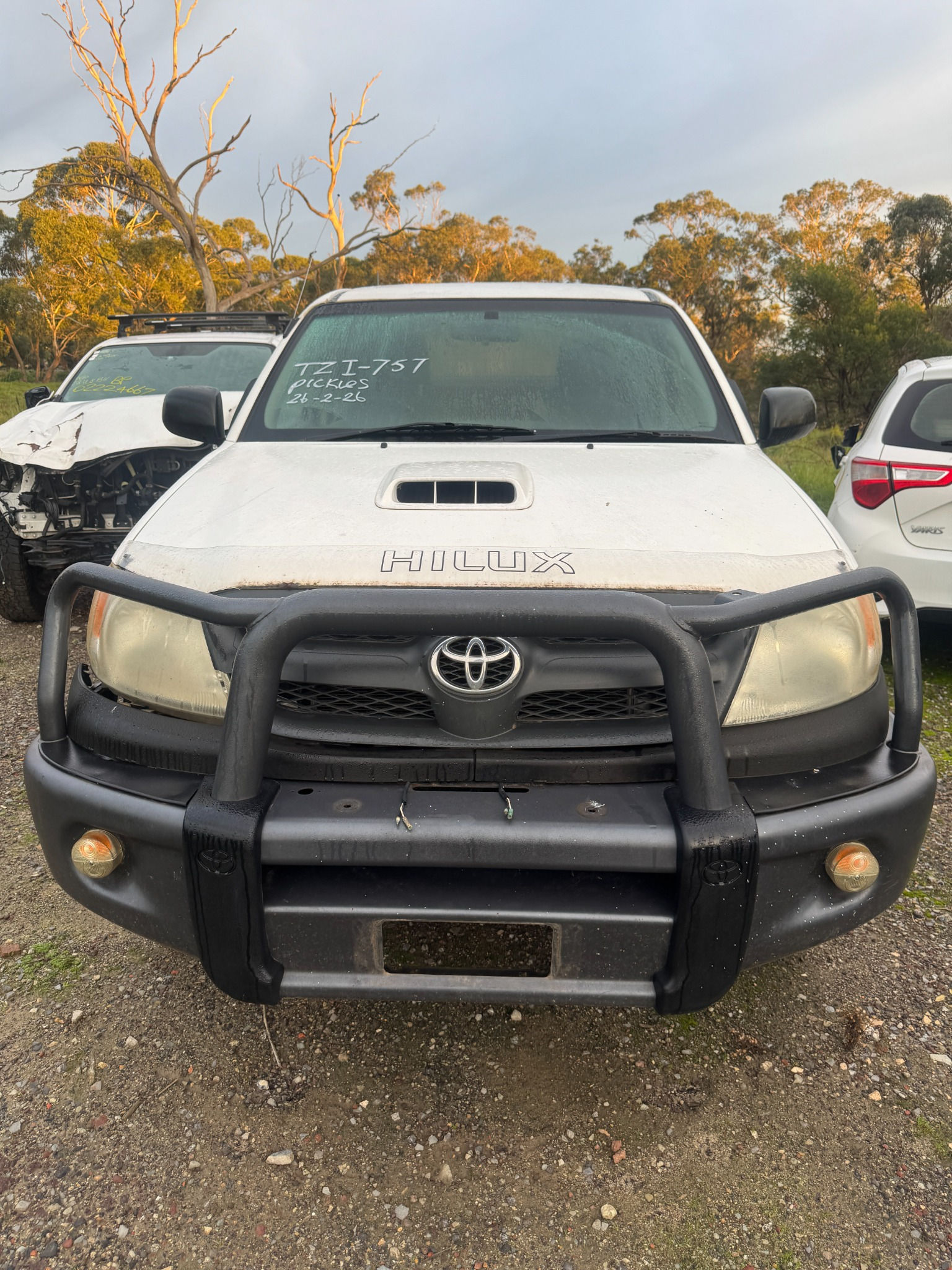 2005–2015 Toyota Hilux 150 Series SR LH Front Guard White