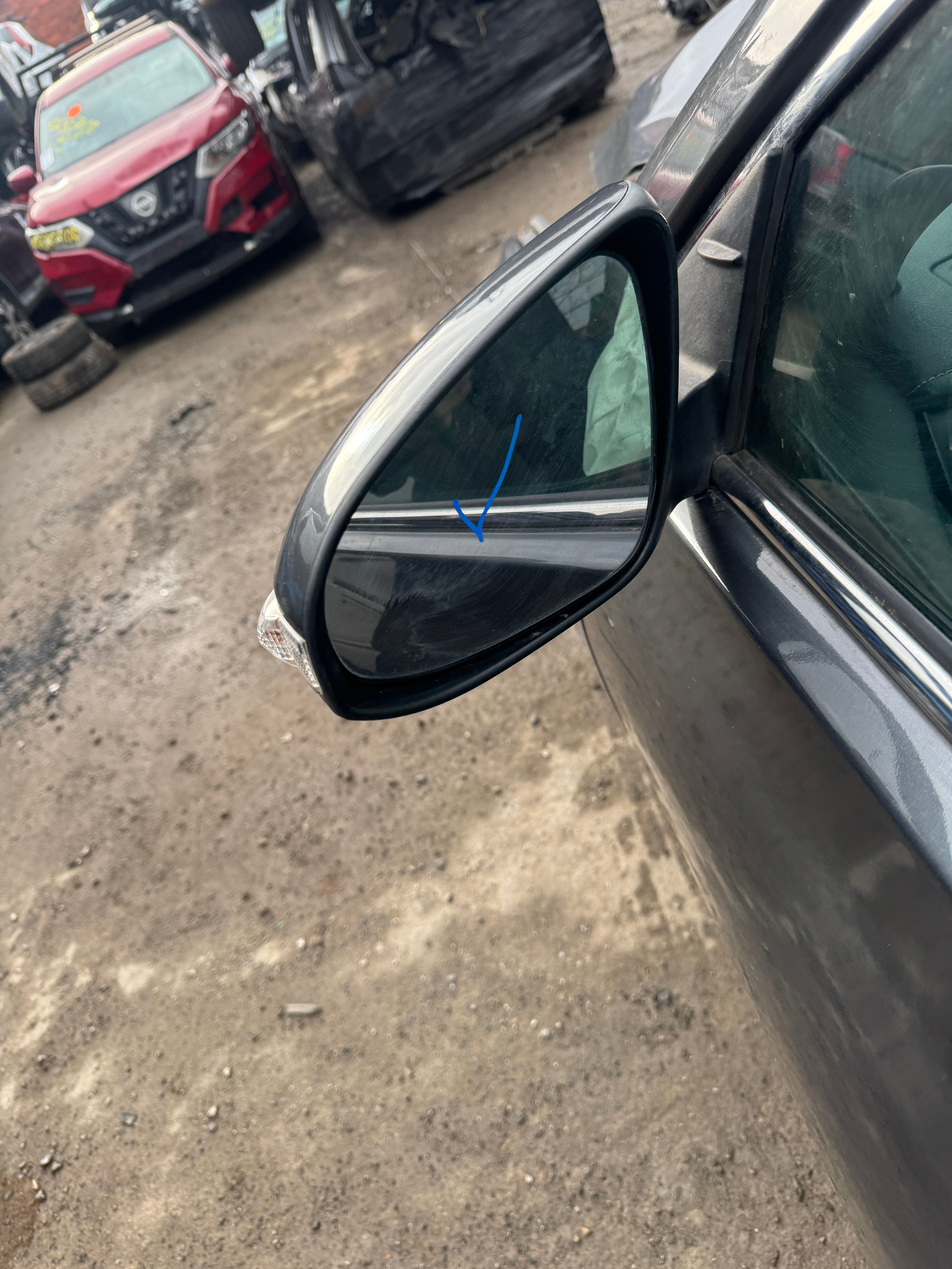 2015–2017 Toyota Camry Left Side Mirror