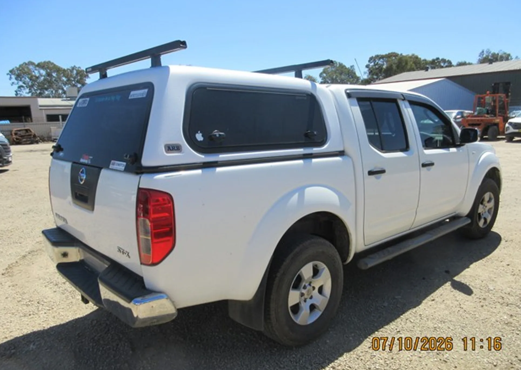2005-2010 Nissan Navara D40 Dual Cab Tub White 326 - Bare Shell
