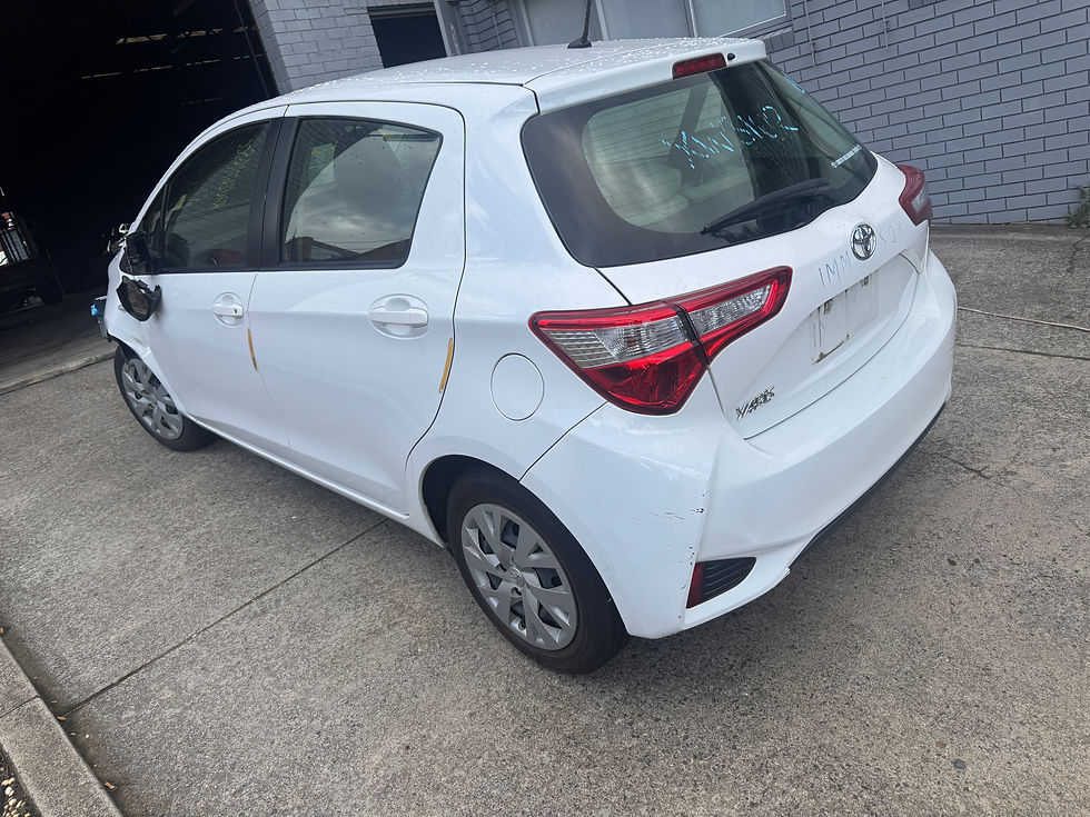 Thumbnail: NOW WRECKING White 2017 Toyota Yaris, Hatchback, 5 door