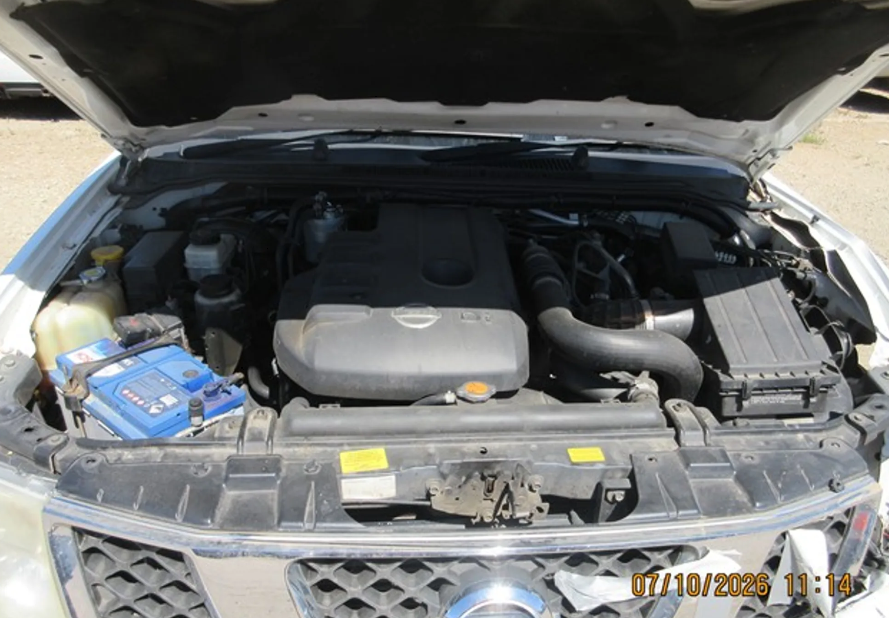 2005-2010 Nissan Navara D40 Air Filter Box 2.5L Diesel