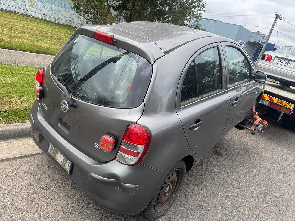 Thumbnail: 2011 Nissan Micra K13 rear three-quarter view