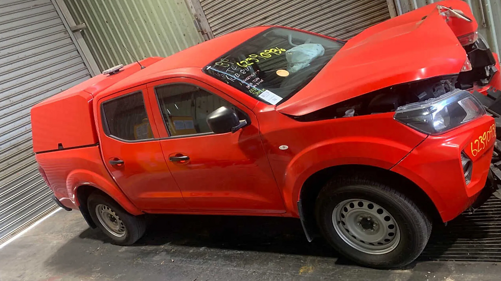 2022 Nissan Navara D23 Right Front Door Shell Red AX6 — donor vehicle image 1