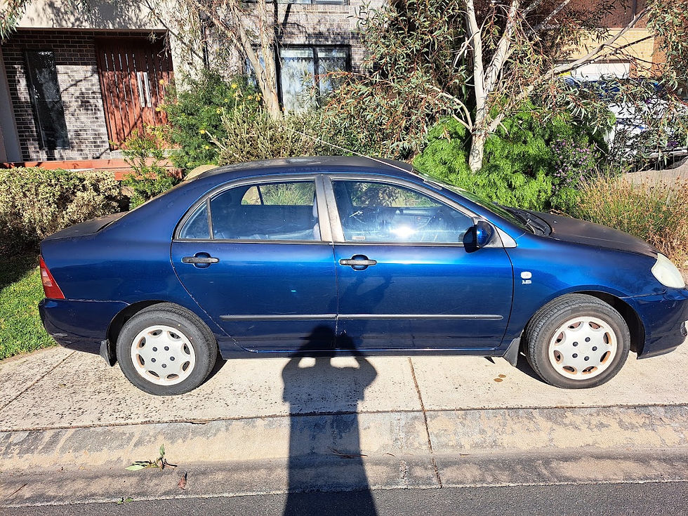 2005 Toyota Corolla Ascent sedan donor - driver side
