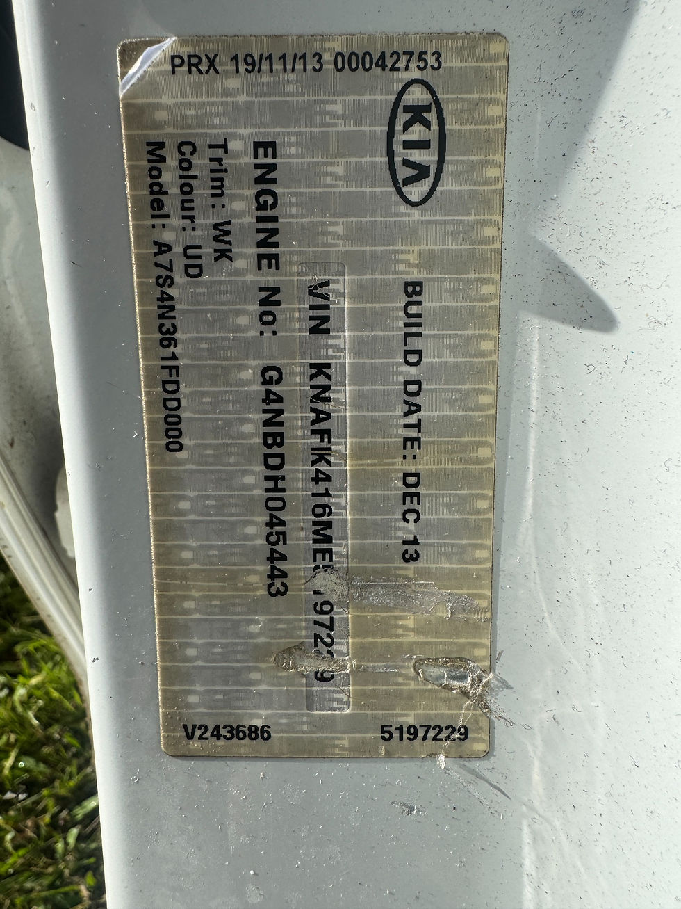 Thumbnail: 2013-2016 Kia Cerato YD Alternator 1.8L G4NB vehicle photo 3