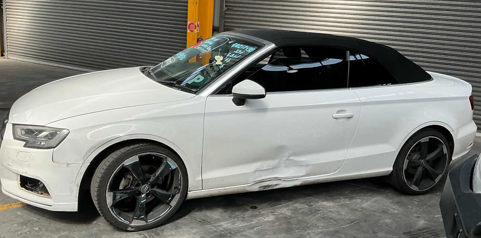 2016 Audi A3 Cabriolet accident damaged donor