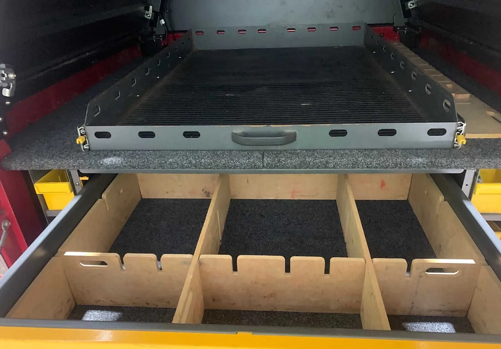 2022 Nissan Navara D23 Rear Cargo Fridge Slide — donor vehicle image 1