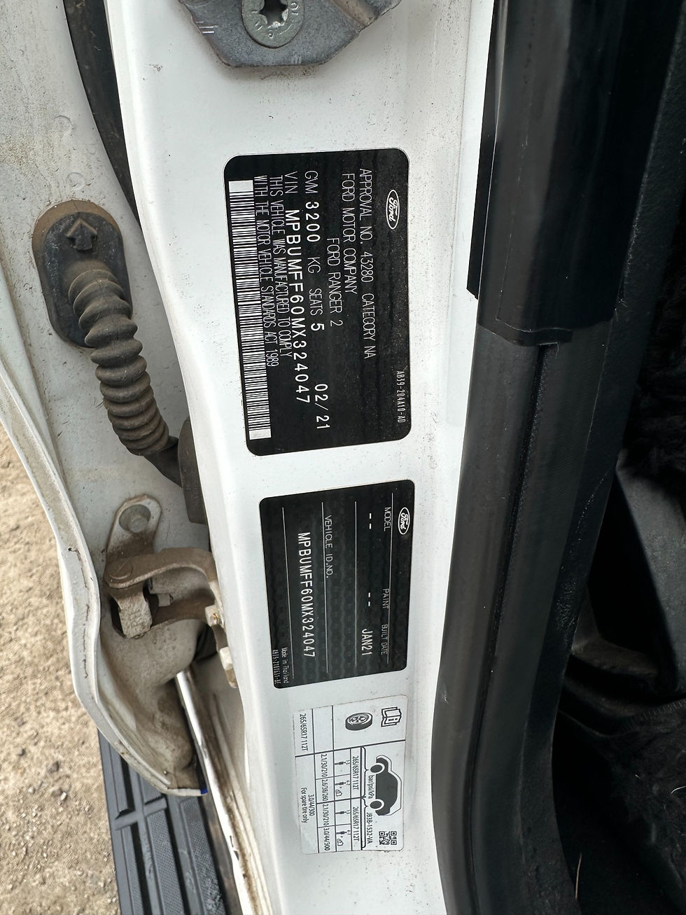 Thumbnail: 2021 Ford Ranger XLT donor vehicle photo 3