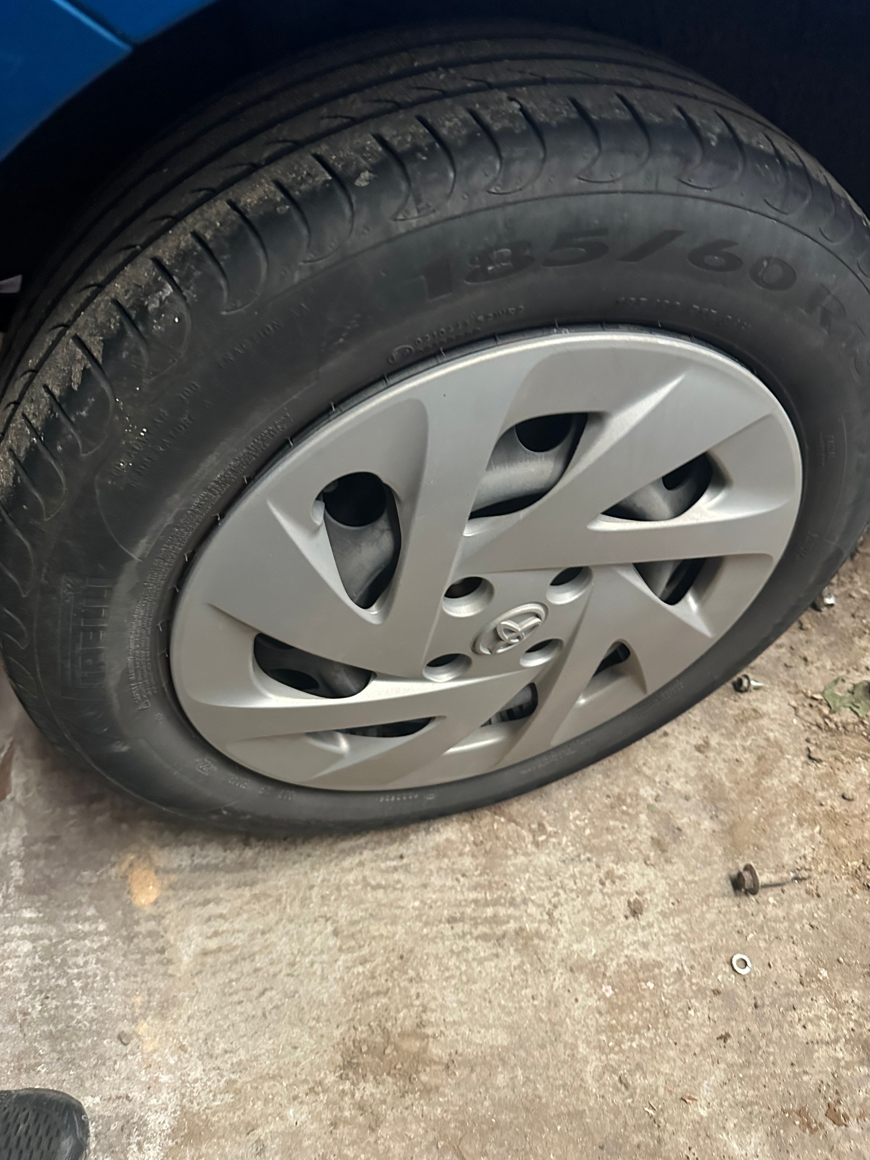 2012–2014 Toyota Prius C 15 Inch Genuine Toyota Alloy Wheel & Tyre