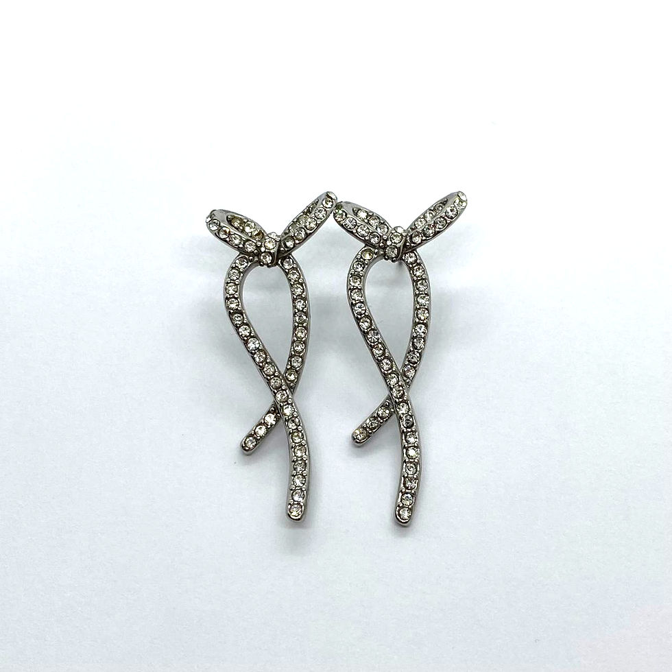 Aretes de Lazo con Zirconias