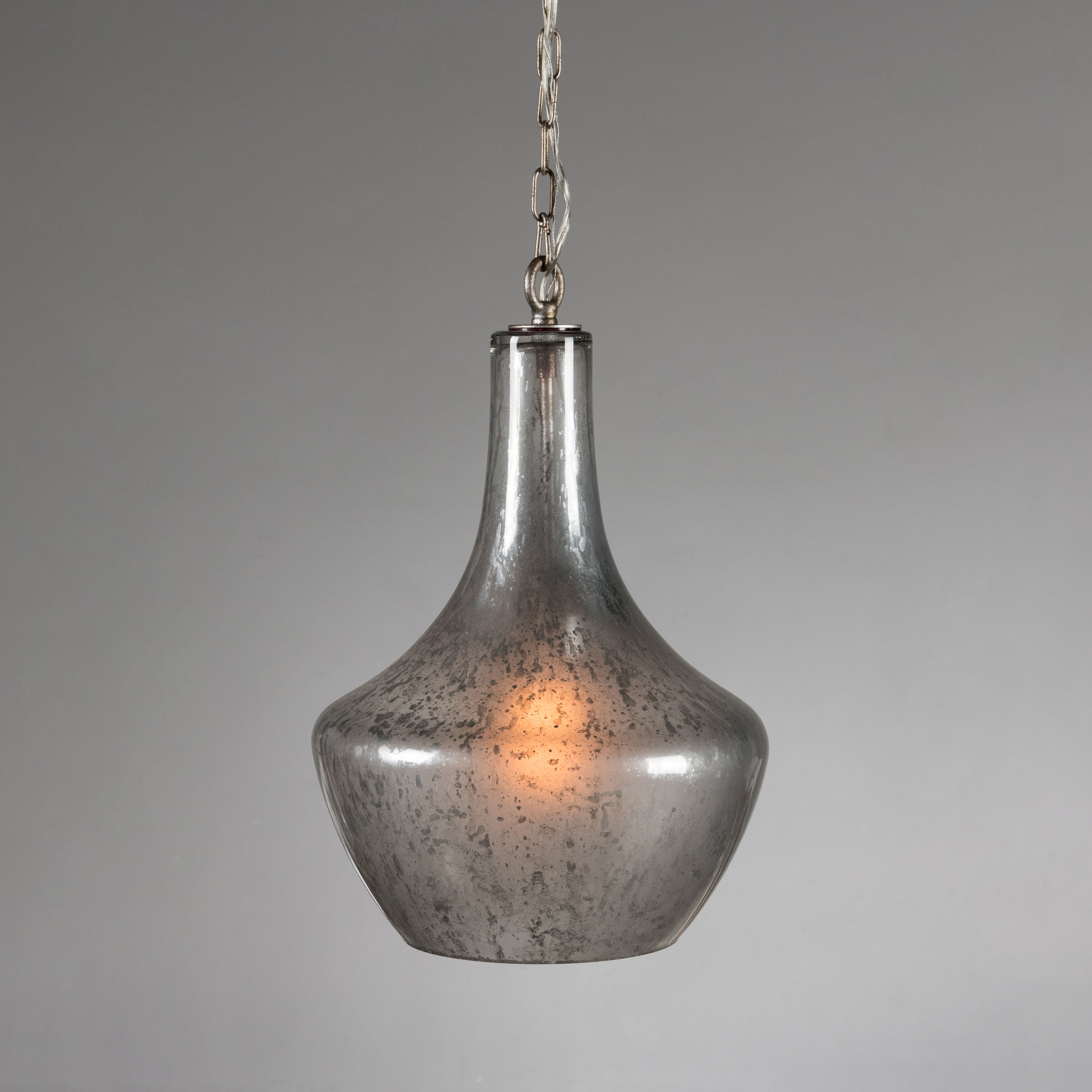 Francine Glass Pendant W/Bulb