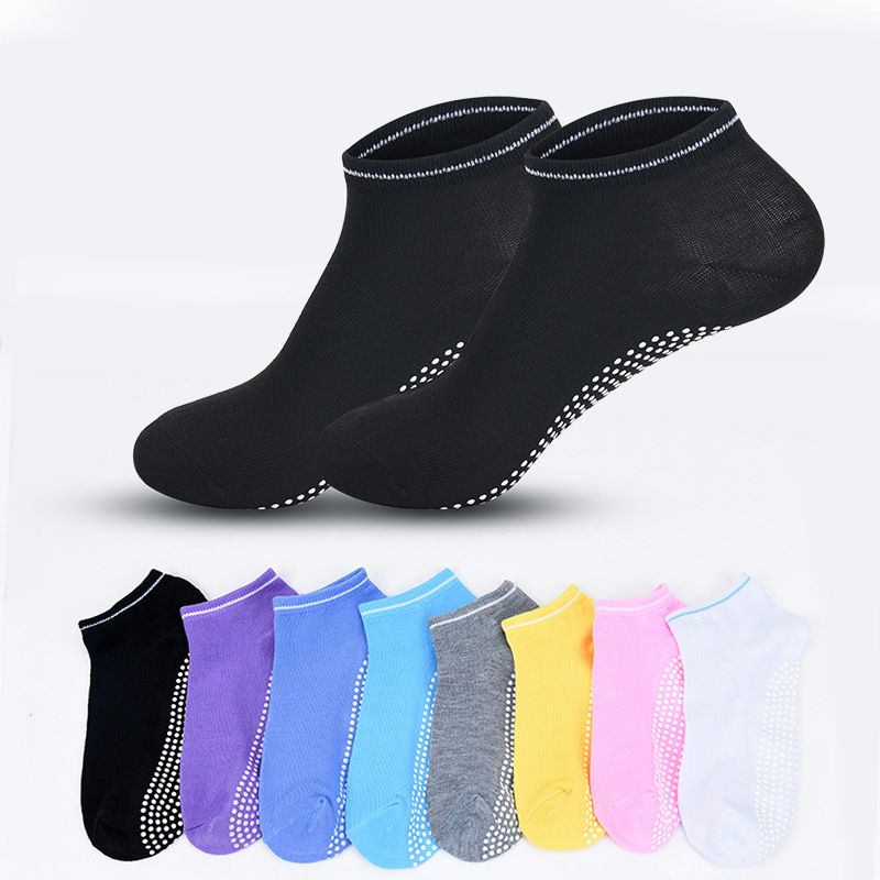 Women's Non-Slip Yoga Socks - Thin Breathable Ankle Socks