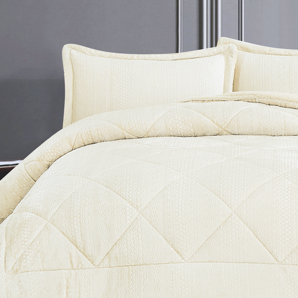 Küçük resim: Genova Çift Kişilik Comforter Set