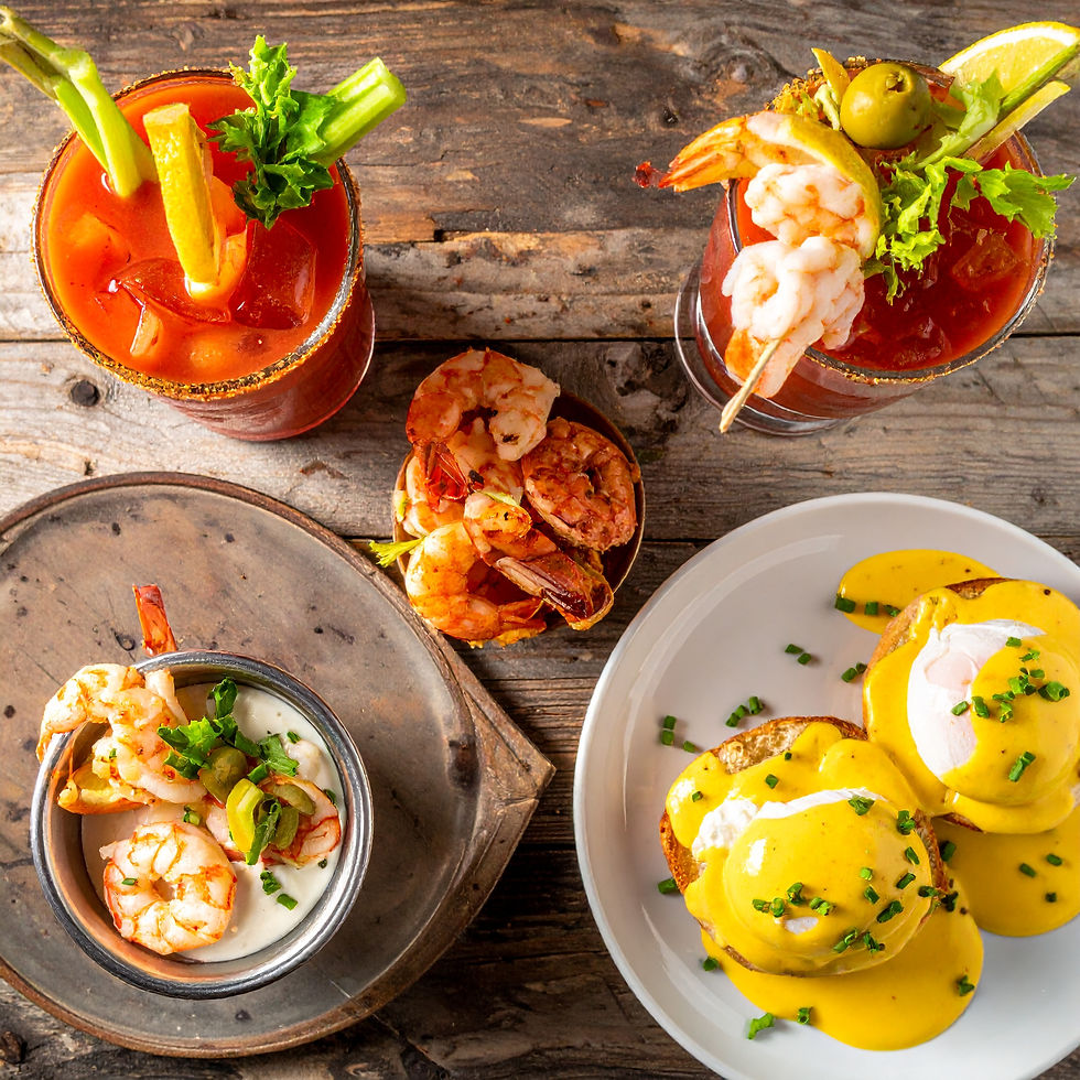 Sip, Dip, & Brunch: Shrimp Cocktail, Bloody Marys, & Bennies!