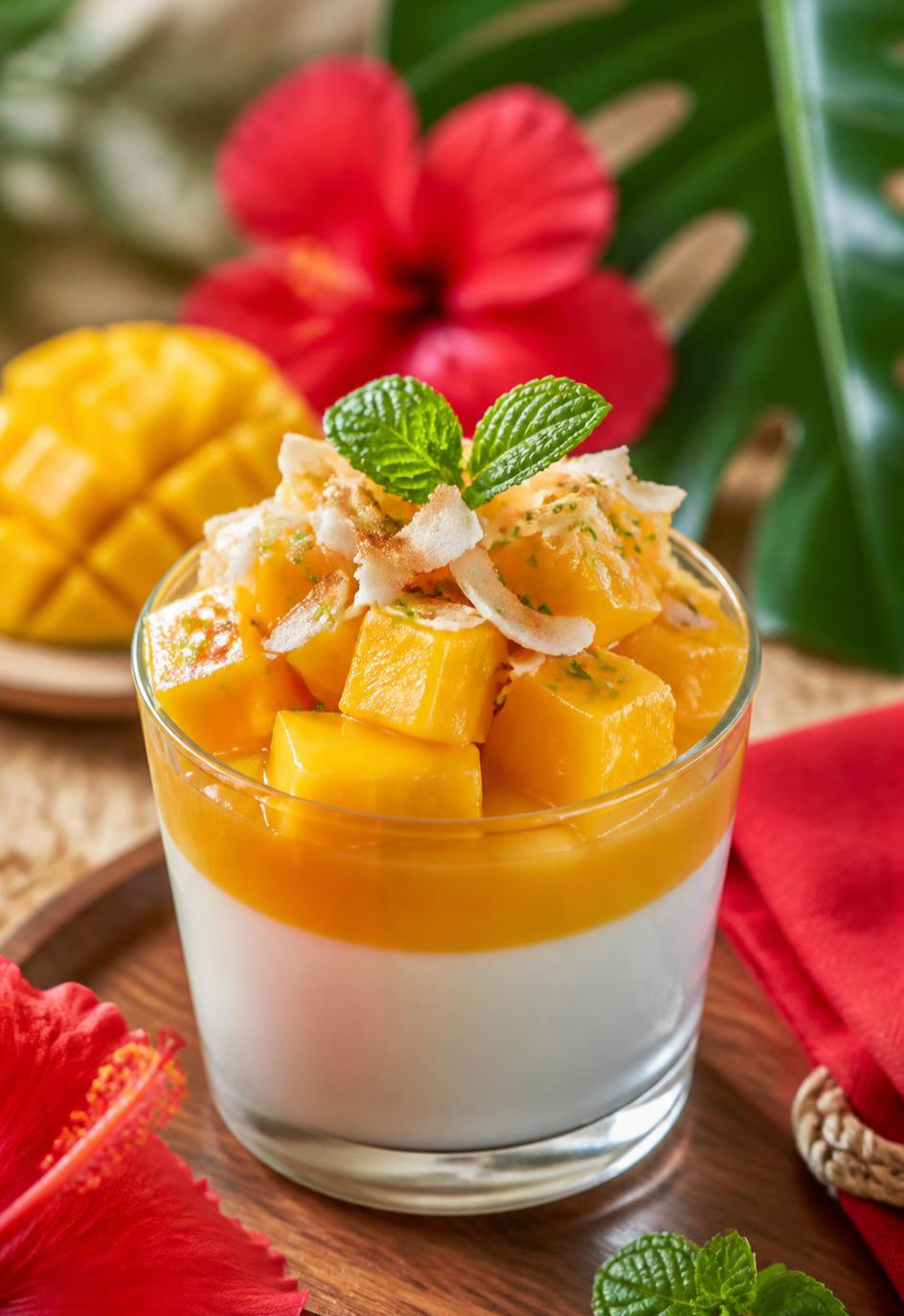 Cooking Social Club: Coconut-Mango Haupia Recipe!
