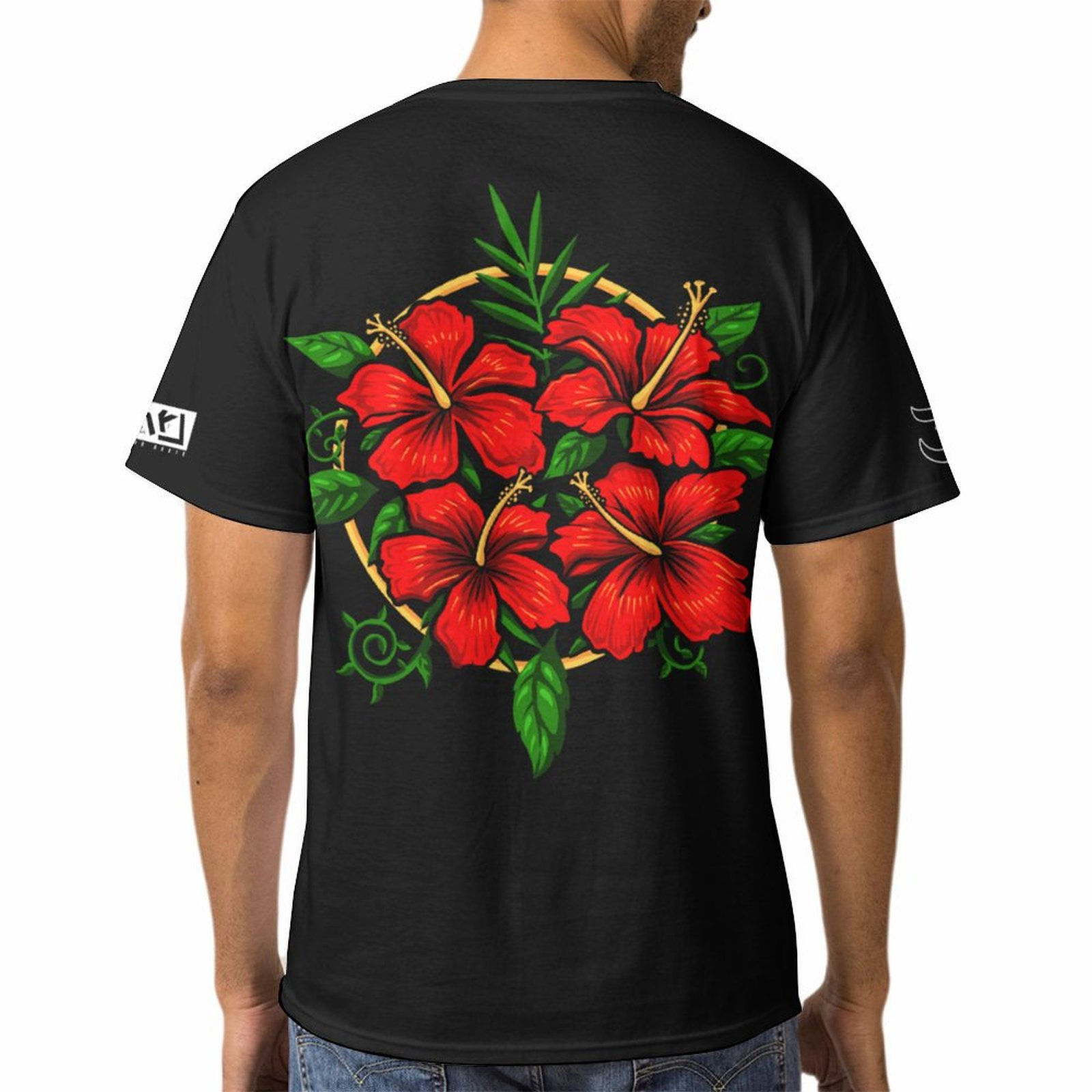 Bulaklak: Gumamela / Hibiscus Round AOP Tee