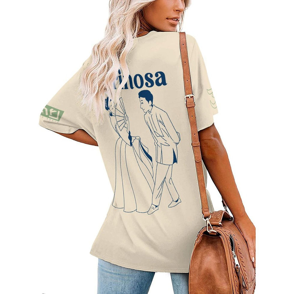 Carinosa Women's SS V-Neck T-Shirt