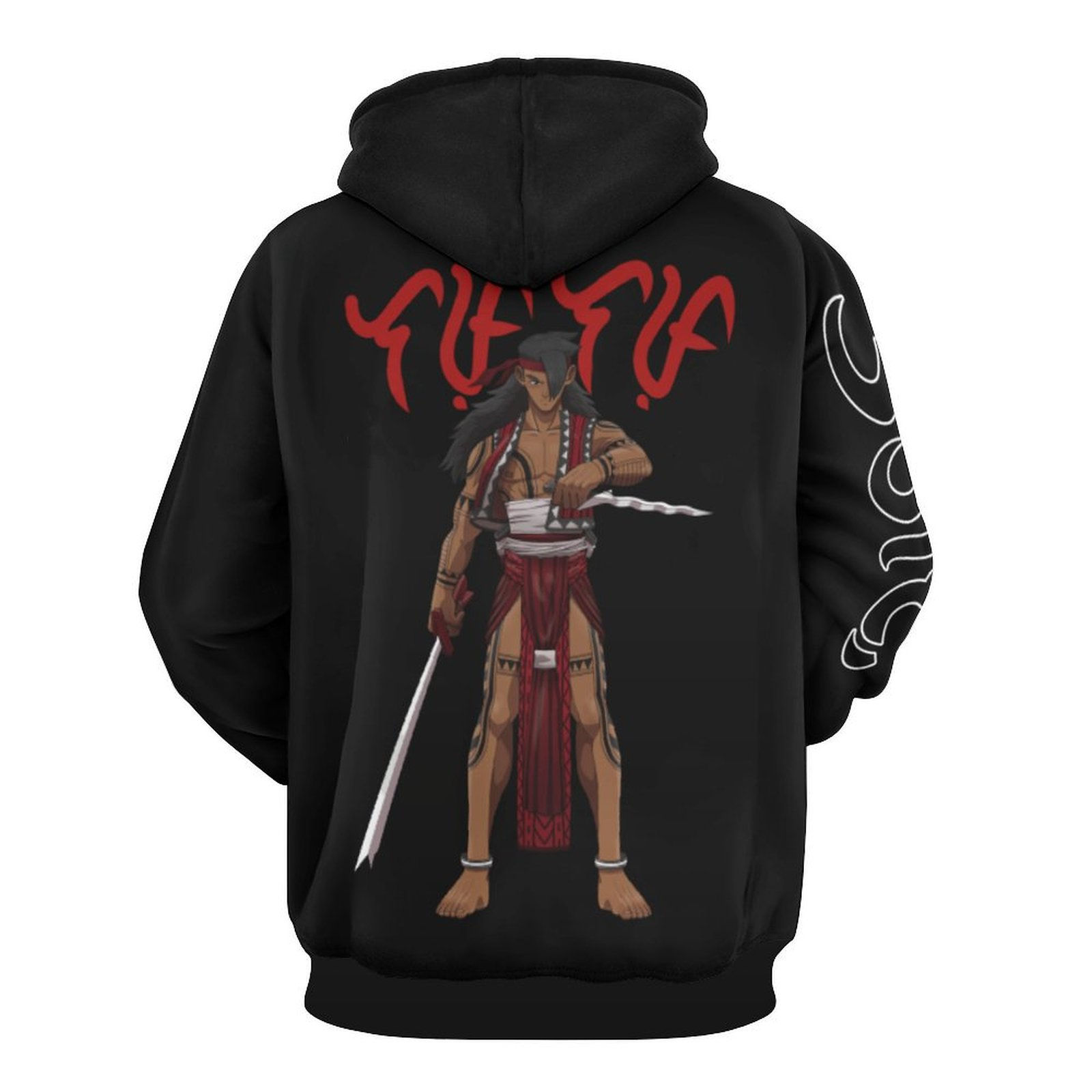 Lapu Lapu Red AOP Hoodie