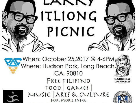 Long Beach 10/25 - Larry Itliong Picnic: Filipino Am History Month!