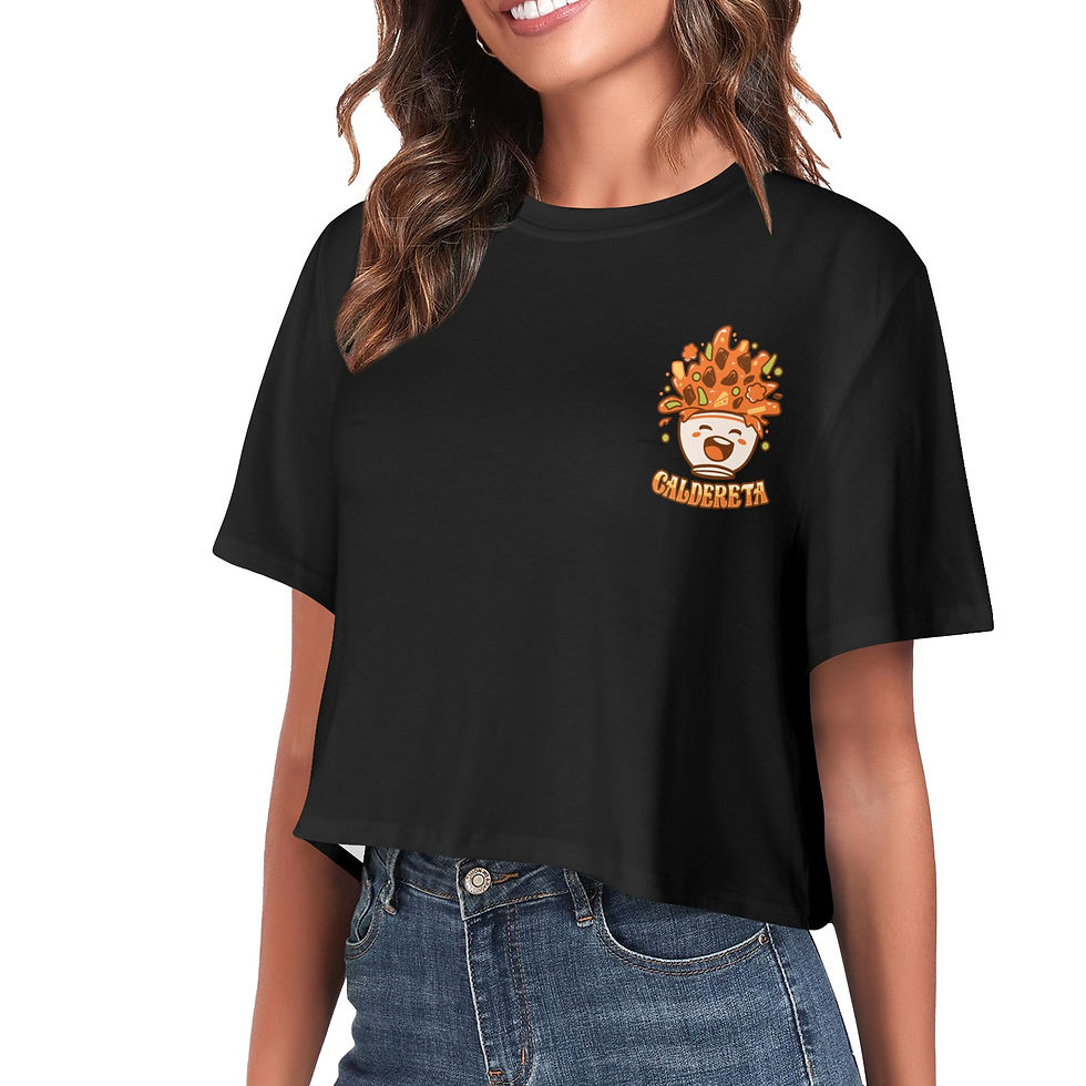 Kawaii Caldereta Women's Cropped T-shirt