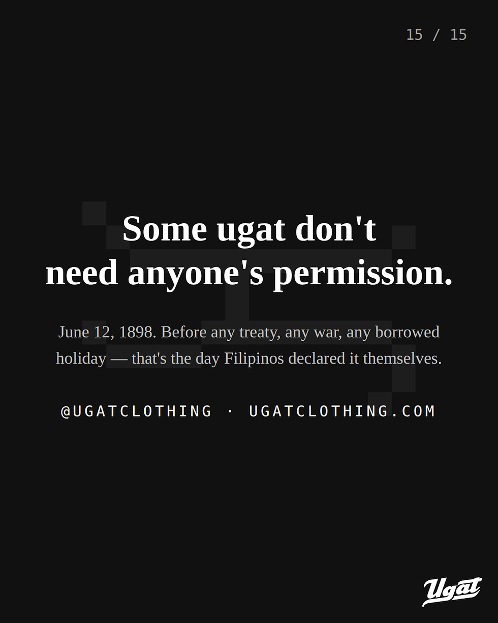 Some ugat don't need anyone's permission.