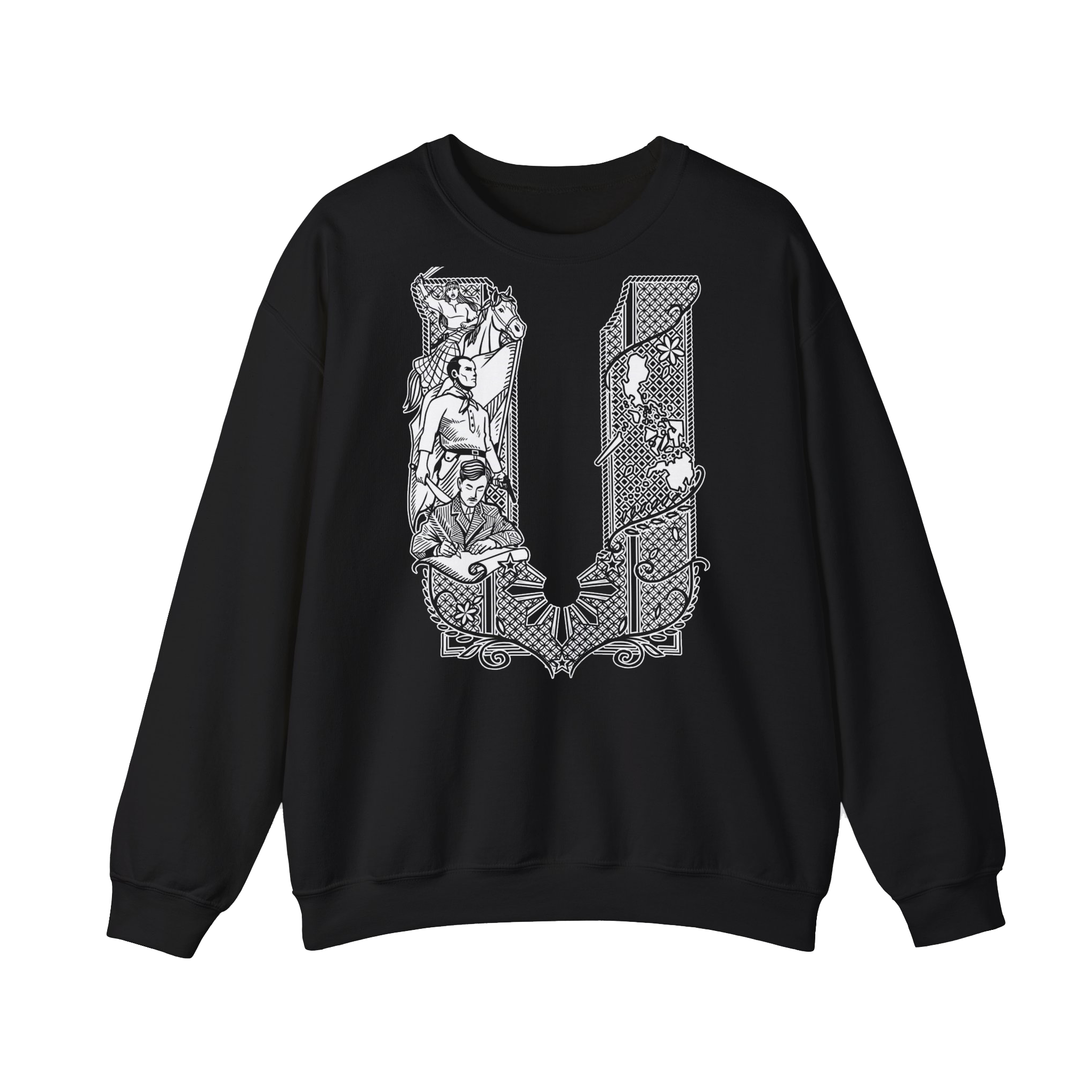 Barong Style Crewneck - Bayani