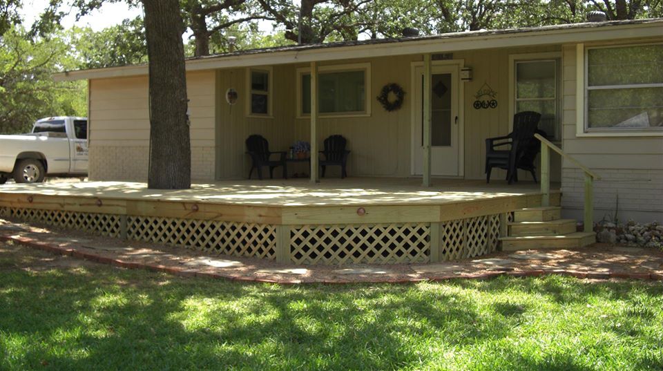 Deck Lake Whitney, Texas