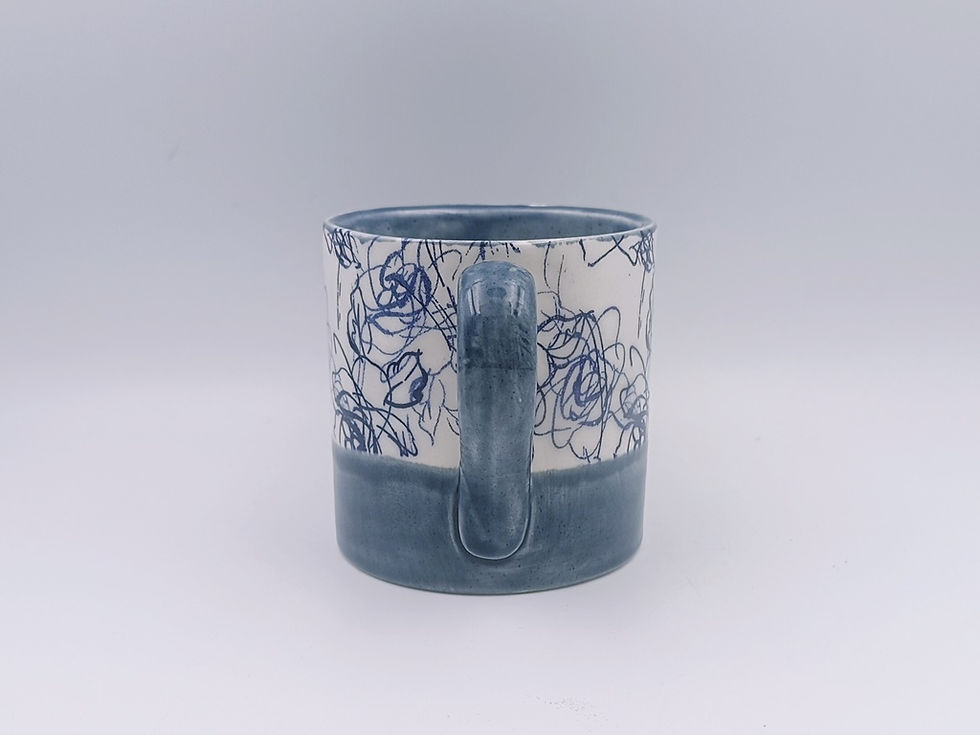 Miniature : Mug droit en faïence "Graffiti"