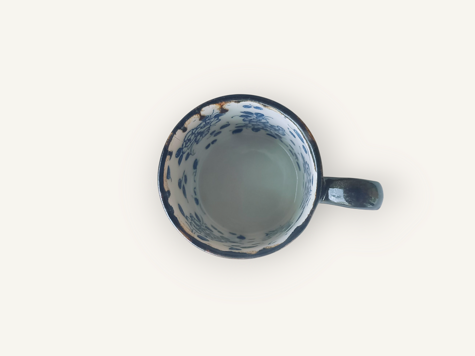Miniature : Tasses à café en duo "Manon" avec soucoupes