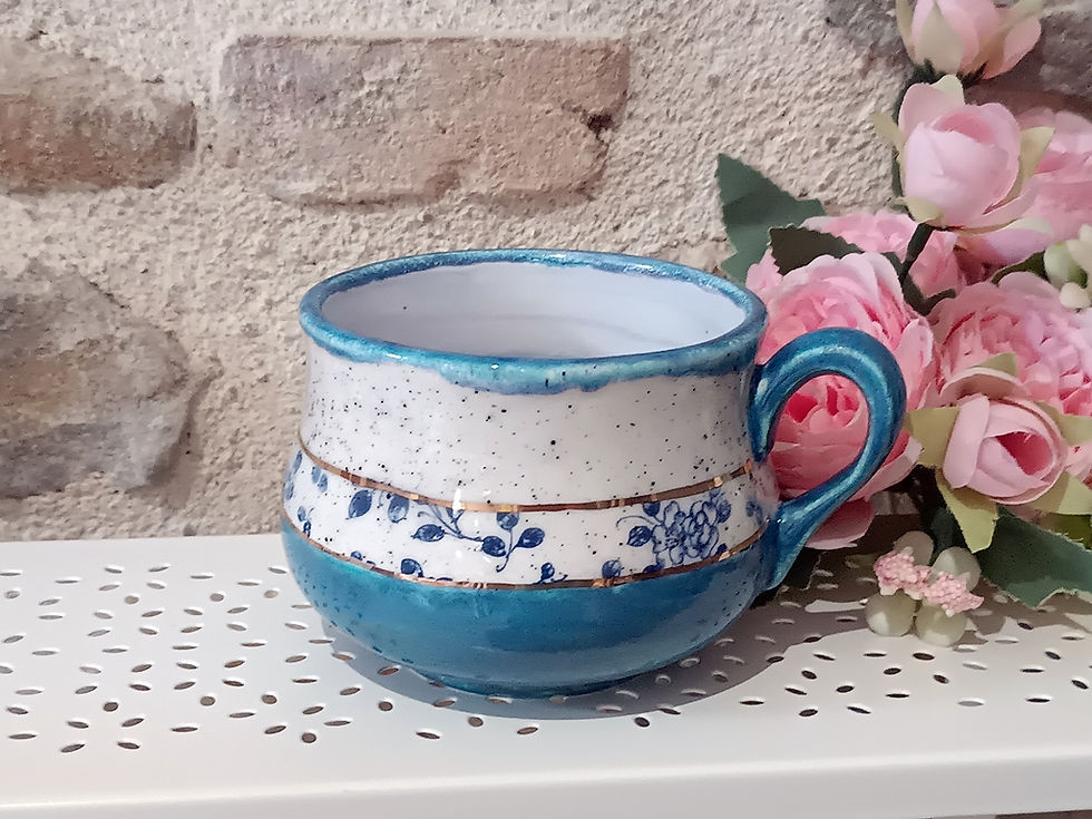 Miniature : Tasse déjeuner en faïence