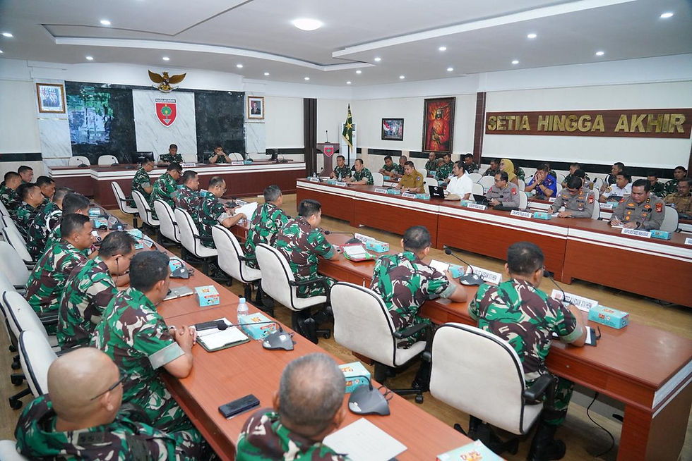 Jelang Penetapan Komcad ASN Prov. Sulsel, Pangdam XIV/Hsn Cek Kesiapan Maksimal Para Koordinator