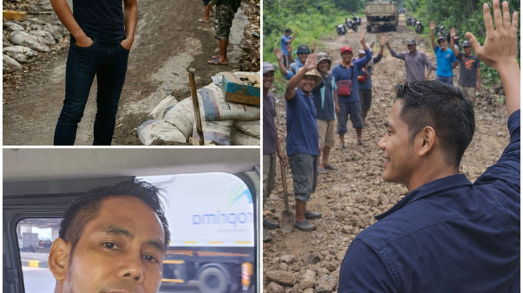 Pengusaha Dermawan Turun Tangan! Memberi Bantuan Dana Untuk Perbaikan Jalan Rusak Parah di Poros Sapaya–Malakaji. Pemprov Sulsel Abai & DPRD Provinsi Kehilangan Fungsinya