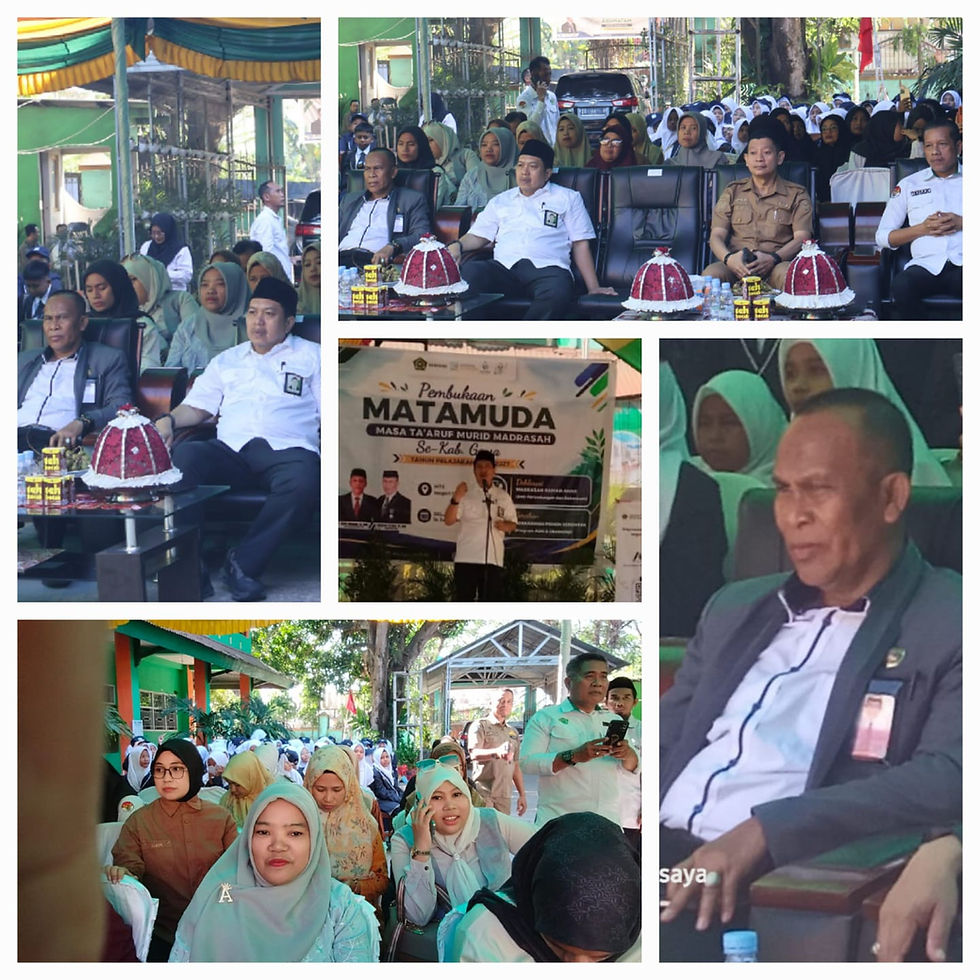 Kepala Kemenag Gowa Hadiri Pembukaan "MATAMUDA" Masa Ta'aruf Murid Madrasah Se-Kabupaten Gowa
