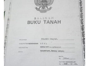 Sertifikat Tanah Milik Purn. Kolonel Laut H. Hasnah Tjuppa Yang Diduga Cacat Hukum Dipakai Melaporkan Keponakan Sendiri Serda Amrul Khair Di Mahkamah Militer