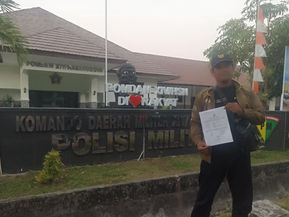 Oknum Anggota TNI Inisial HM Resmi Dilaporkan Ke Pomdam Makassar Dengan Kasus Berupaya Melenyapkan Oknum Wartawan