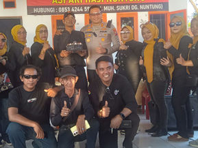Kapolres Gowa Disambut Meriah Oleh Komunitas CDS Dan Rekan Media Di Acara Ulang Tahun Pimred Media Seputarindonesia.co.id
