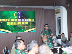Perkuat Sinergi Informasi Publik, Dispenad Gelar Silaturahmi Bersama Media Massa