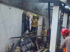 Amblass!! Gedung IPRS RS. Syekh Yusuf Gowa Kebakaran Diduga Berasal Dari Aliran Listrik