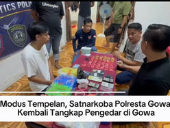 Tak Ada Ruang Bagi Pelaku Narkoba Di Gowa, Satresnarkoba Kembali Berhasil Bongkar Pengedar Narkoba Modus Tempel.