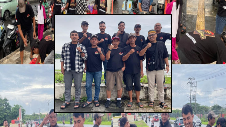 Aksi Kemanusiaan The Legend Deppasawi Berbagi Takjil di Jalan Metro Tanjung Bunga