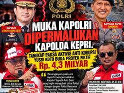 Muka Kapolri Dipermalukan Kapolda Kepri, Tangkap Paksa Aktivis Anti Korupsi Yusri Koto Buka Proyek Fiktif Rp.4,3 Milyar