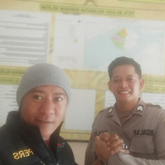Pererat Sinergi, Jurnalis Media Gempa Indonesia Silaturahmi ke Polsubsektor Nunukan Selatan