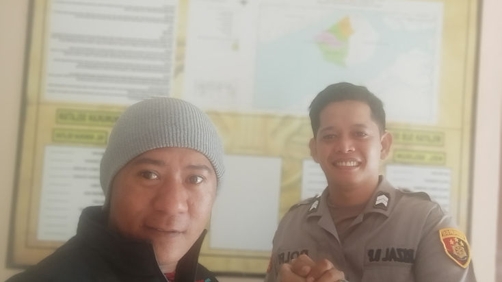 Pererat Sinergi, Jurnalis Media Gempa Indonesia Silaturahmi ke Polsubsektor Nunukan Selatan