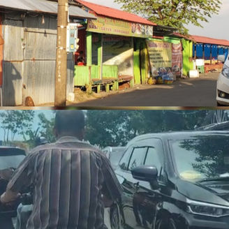 Warung Kuliner di Tanjung Merdeka Diduga Picu Kemacetan dan Cemari Sungai Jeneberang