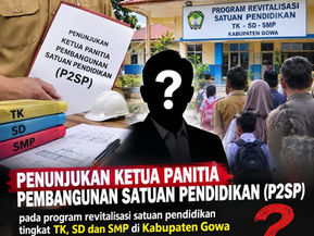 Penunjukan Ketua P2SP TK, SD dan SMP Kab.Gowa Di Duga Ada Unsur Nepotisme! DPP Gempa Indonesia : Janggal dan Disusun Rapi.