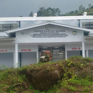 Pasar Rakyat Sapaya Milyaran Rupiah, Tapi Kini Sunyi: Proyek 2021 Ini Benarkah Tak Bernyawa?