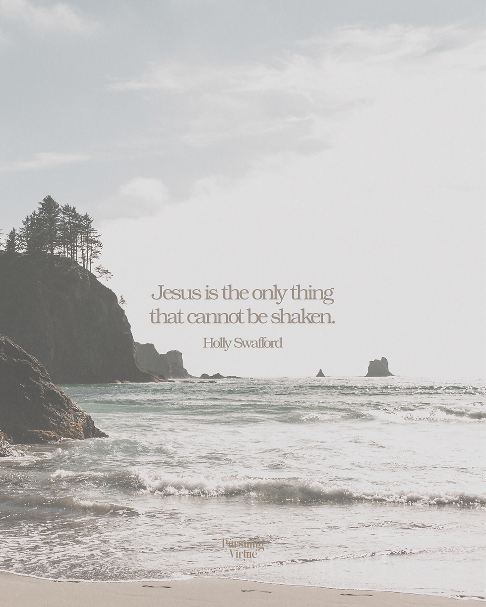 When I Stand on What Cannot Be Shaken