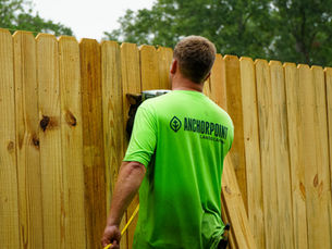 fence work install nail gun